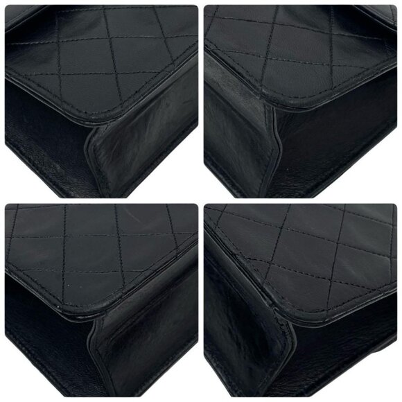 CHANEL 24K Timeless Classic Vintage Small Single Flap Bag Chain Purse - Picture 9 of 13